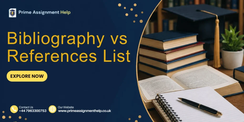 Bibliography vs References List