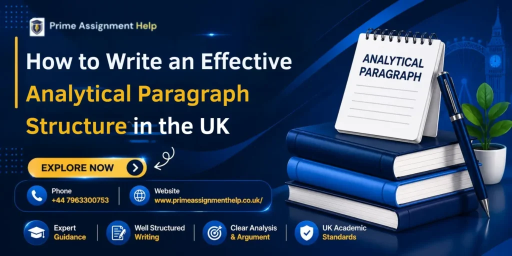 Analytical Paragraph Structure