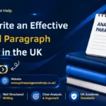 How to Write an Effective Analytical Paragraph Structure in the UK