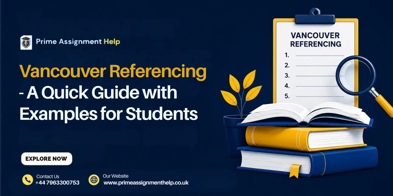 Vancouver Referencing A Quick Guide with Examples for Students Vancouver Referencing