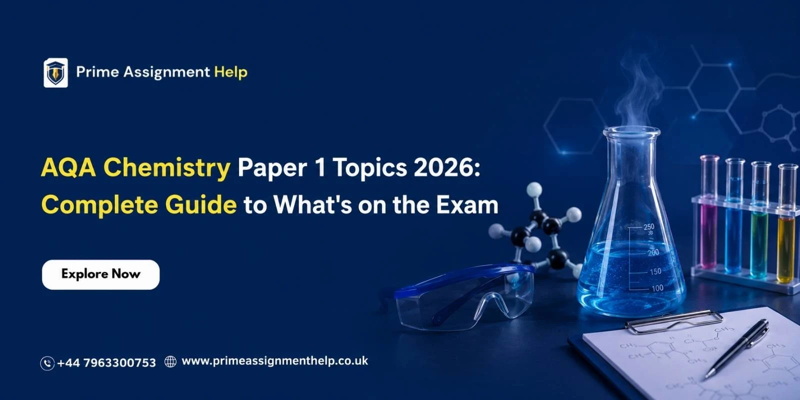 blog banner prime assignmnet (37) aqa chemistry paper 1 topics