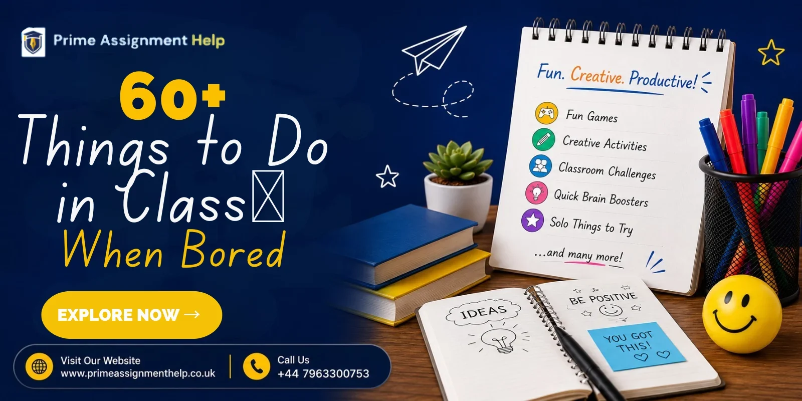 Things to Do in Class When Bored